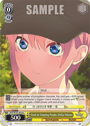 Good at Trapping People, Ichika Nakano