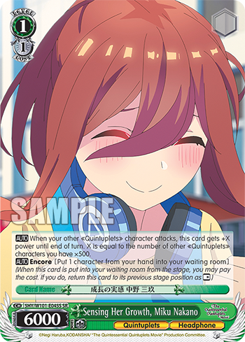 Sensing Her Growth, Miku Nakano