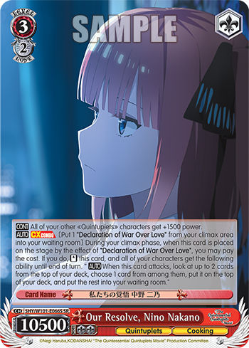 Our Resolve, Nino Nakano