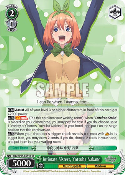 Intimate Sisters, Yotsuba Nakano