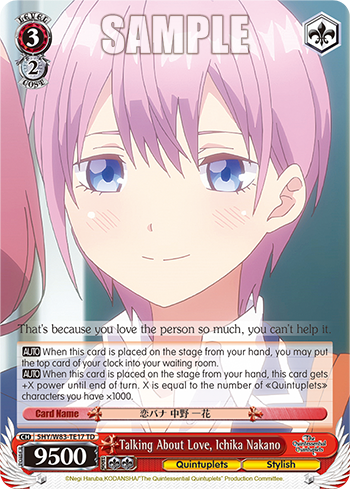 Talking About Love, Ichika Nakano