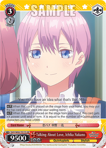 Talking About Love, Ichika Nakano