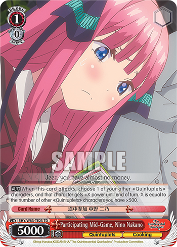 Participating Mid-Game, Nino Nakano