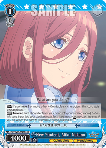 New Student, Miku Nakano