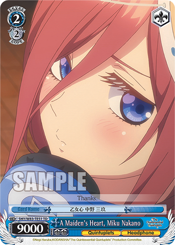 A Maiden's Heart, Miku Nakano
