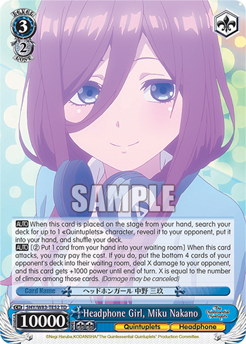 Headphone Girl, Miku Nakano