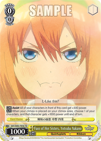 Face of Her Sisters, Yotsuba Nakano