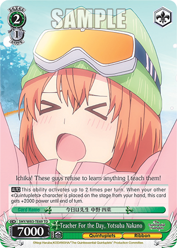 Teacher For the Day, Yotsuba Nakano