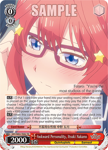 Awkward Personality, Itsuki Nakano