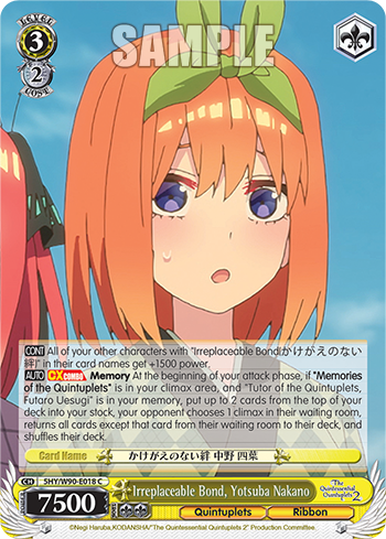 Irreplaceable Bond, Yotsuba Nakano