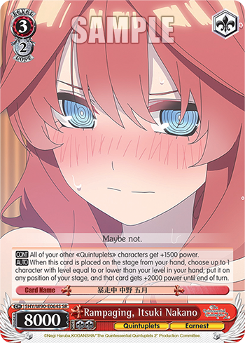 Rampaging, Itsuki Nakano