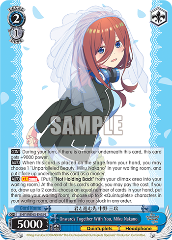 Onwards Together With You, Miku Nakano