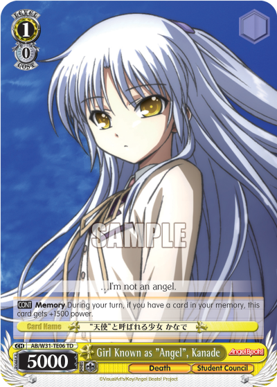 Girl Known as "Angel", Kanade
