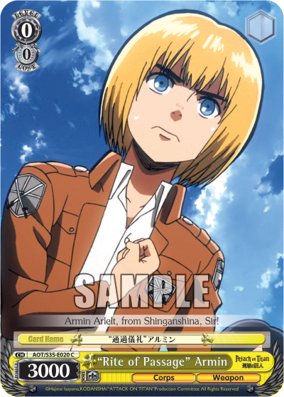 "Rite of Passage" Armin