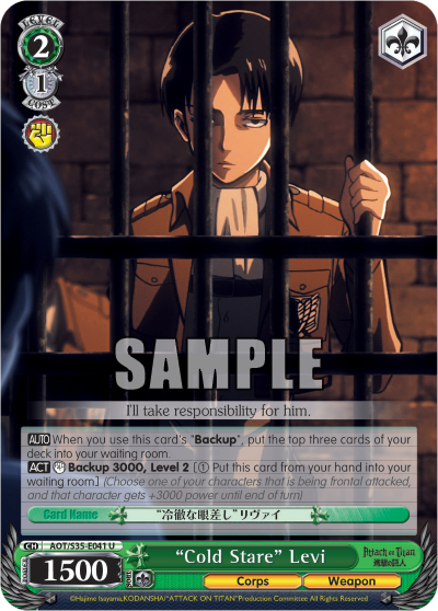 "Cold Stare" Levi