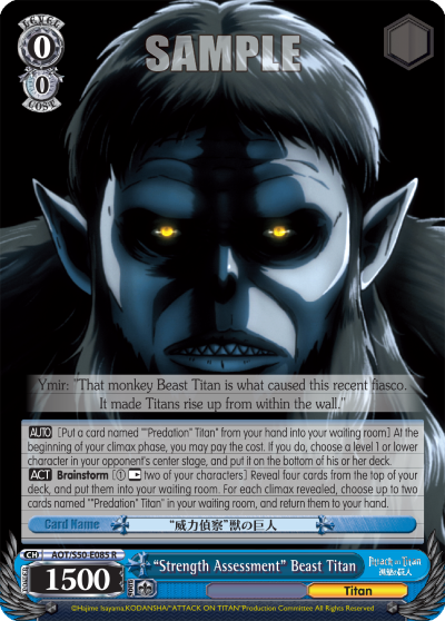 "Strength Assessment" Beast Titan
