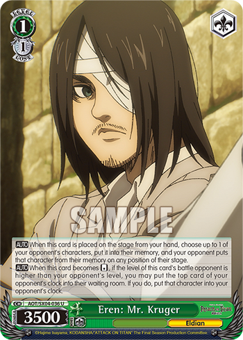 Eren: Mr. Kruger