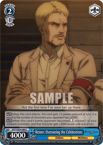 Reiner: Overseeing the Celebrations
