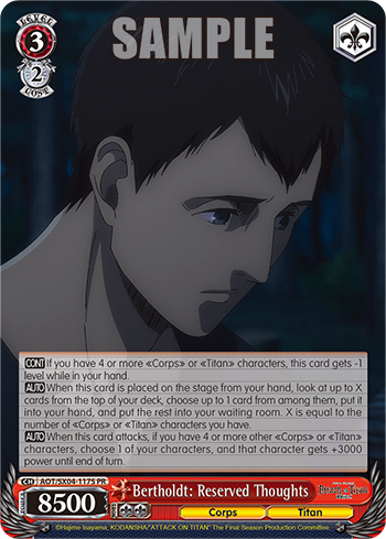 Bertholdt: Reserved Thoughts