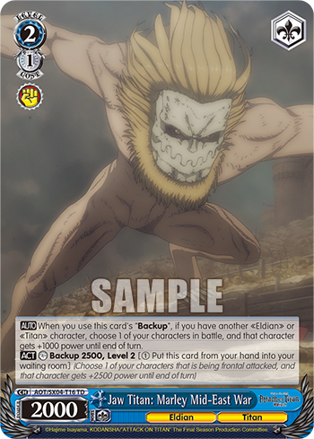 Jaw Titan: Marley Mid-East War