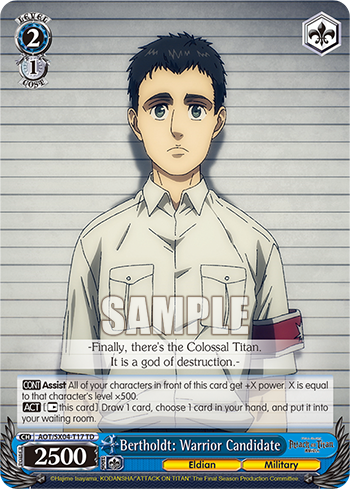 Bertholdt: Warrior Candidate