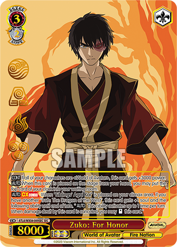 Zuko: For Honor