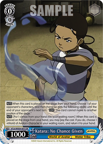 Katara: No Chance Given