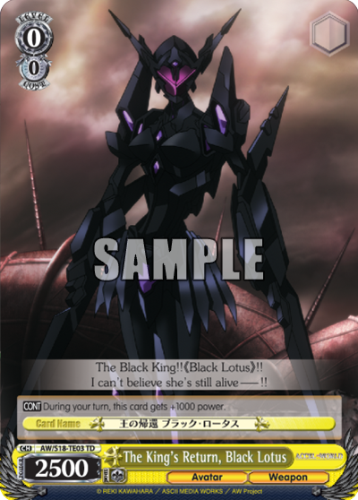 The King's Return, Black Lotus