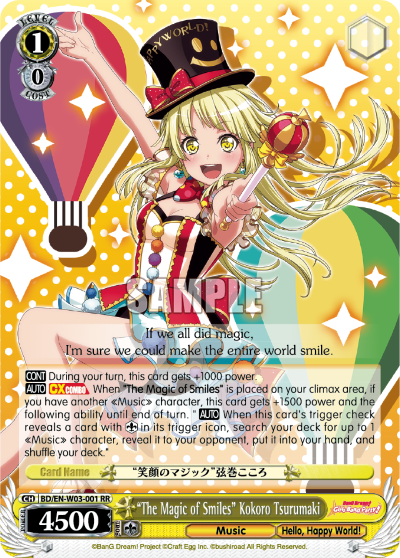 "The Magic of Smiles" Kokoro Tsurumaki