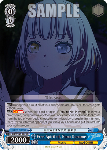 Free Spirited, Rana Kaname