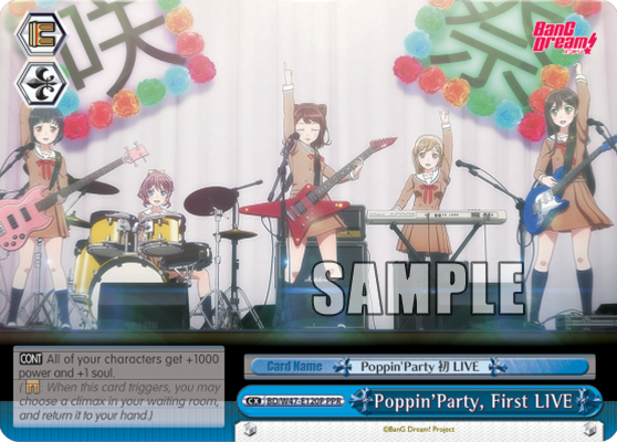 Poppin'Party, First LIVE