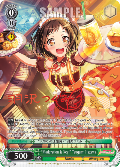 "Moderation is Key!" Tsugumi Hazawa