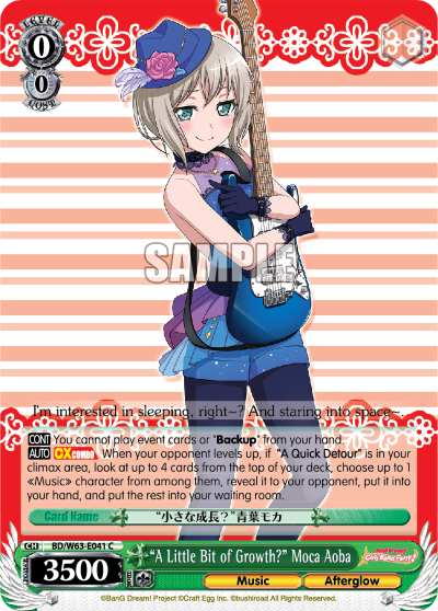 "A Little Bit of Growth?" Moca Aoba