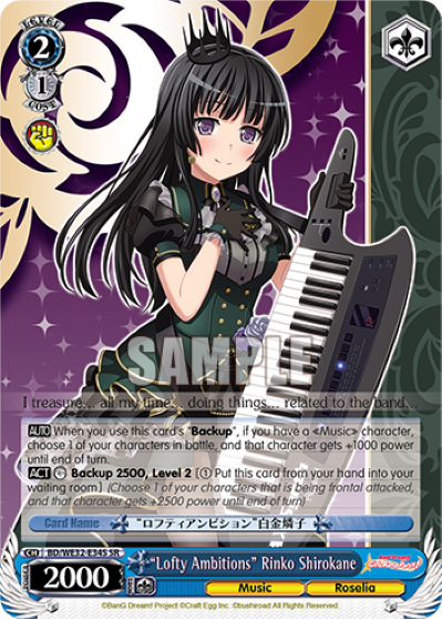 "Lofty Ambitions" Rinko Shirokane