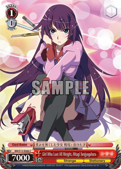 Girl Who Lost All Weight, Hitagi Senjyogahara
