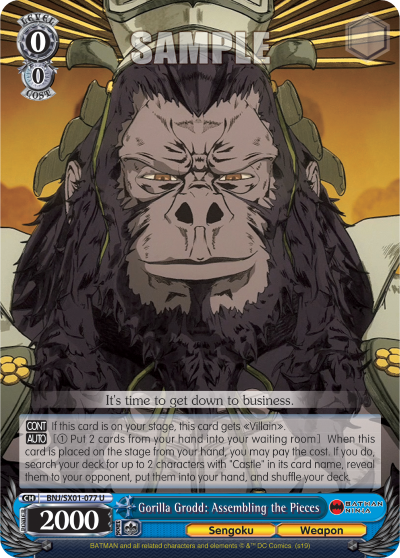 Gorilla Grodd: Assembling the Pieces