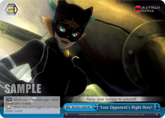 Your Opponent's Right Here!