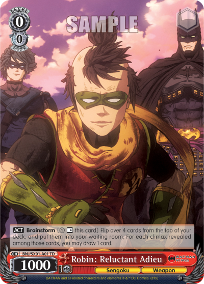 Robin: Reluctant Adieu
