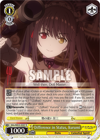 Difference in Status, Kurumi