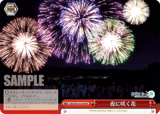夜に咲く花