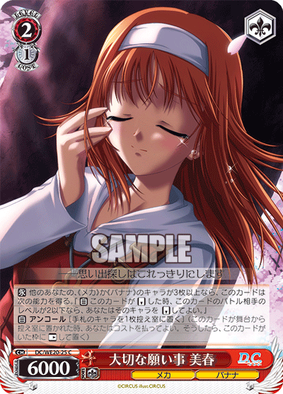 大切な願い事 美春