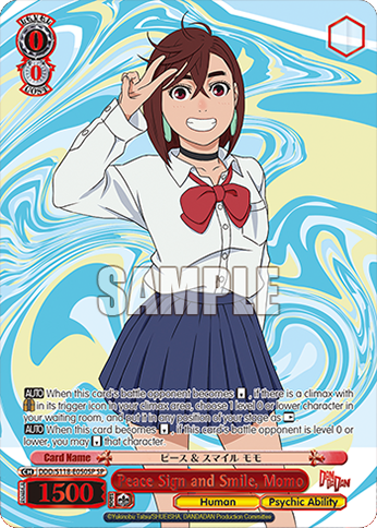 Peace Sign and Smile, Momo
