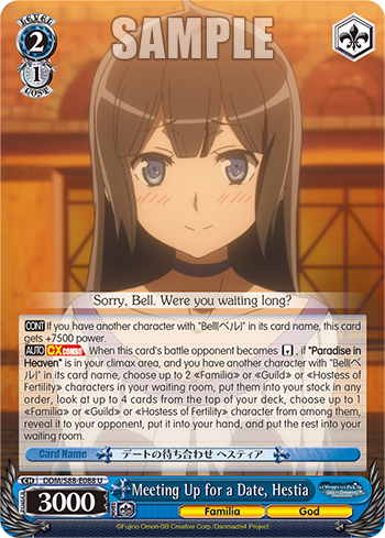 Meeting Up for a Date, Hestia