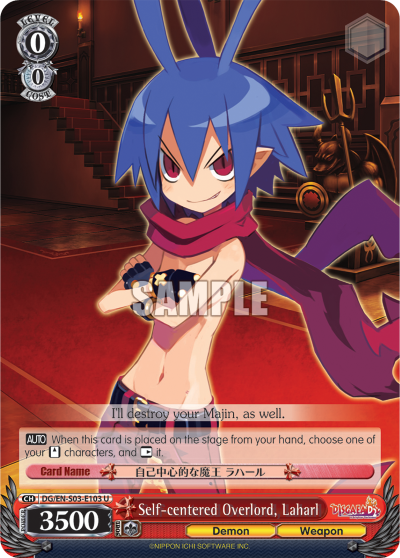 Self-centered Overlord, Laharl