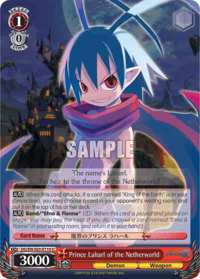Prince Laharl of the Netherworld