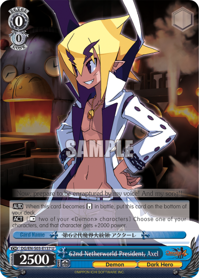 62nd Netherworld President, Axel