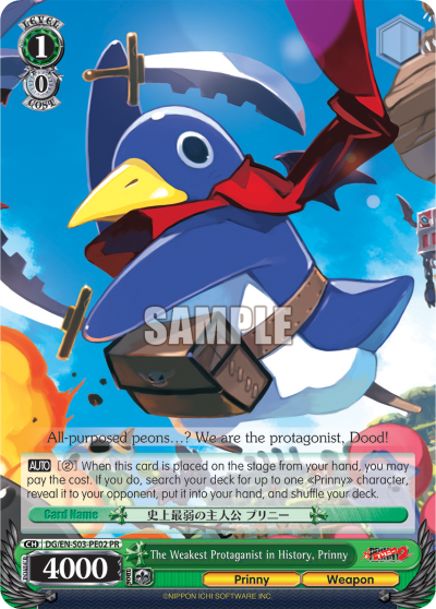 The Weakest Protaganist in History, Prinny