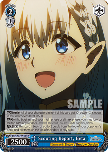 Scouting Report, Beta