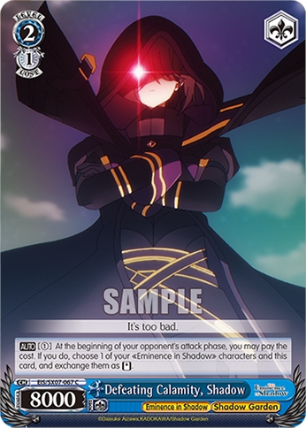 Defeating Calamity, Shadow