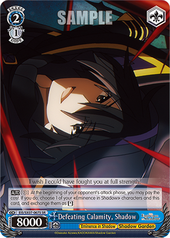 Defeating Calamity, Shadow